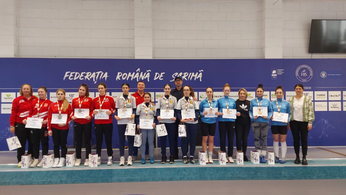 CSA Steaua – s-a încoronat campioană națională pe echipe la spadă juniori feminin