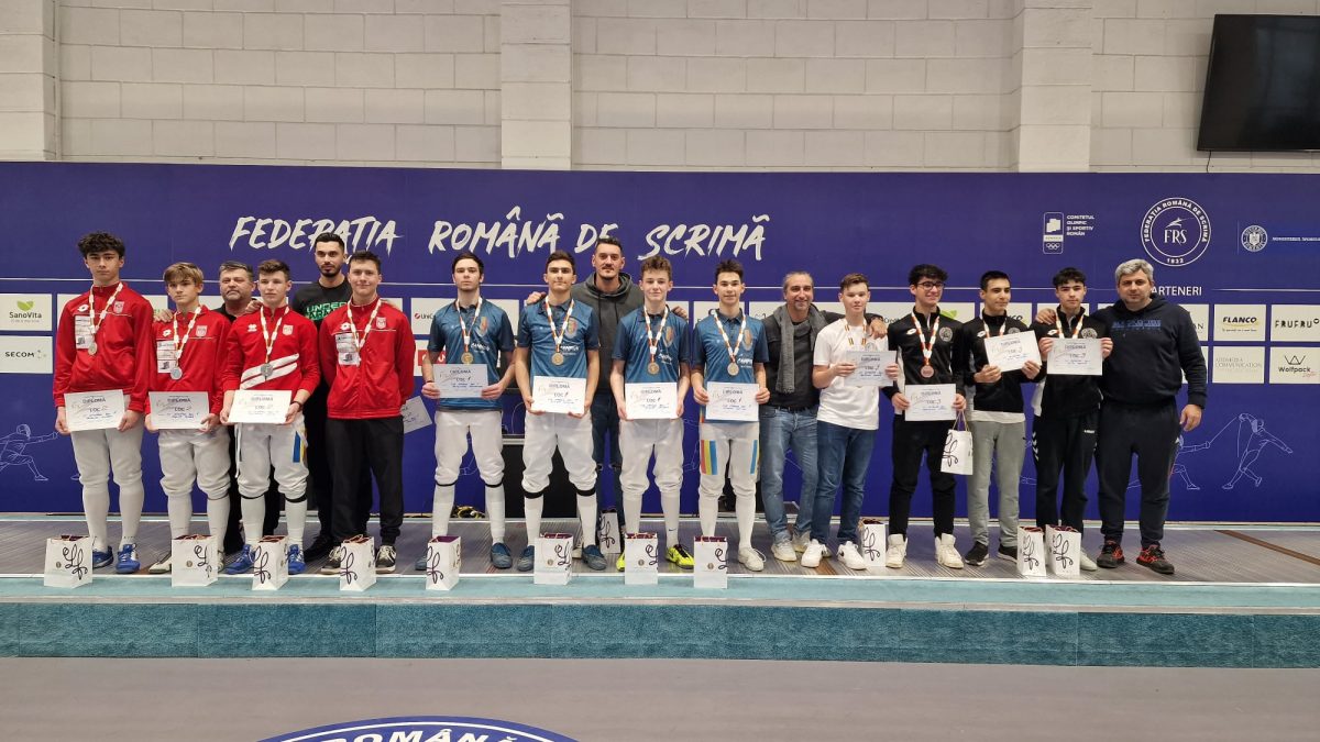 CSA Steaua – campioana României la sabie masculin cadeți