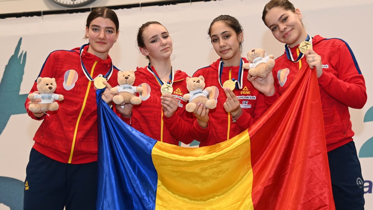CE Tallinn 2023: Aur pentru România, la sabie feminin cadete – echipe