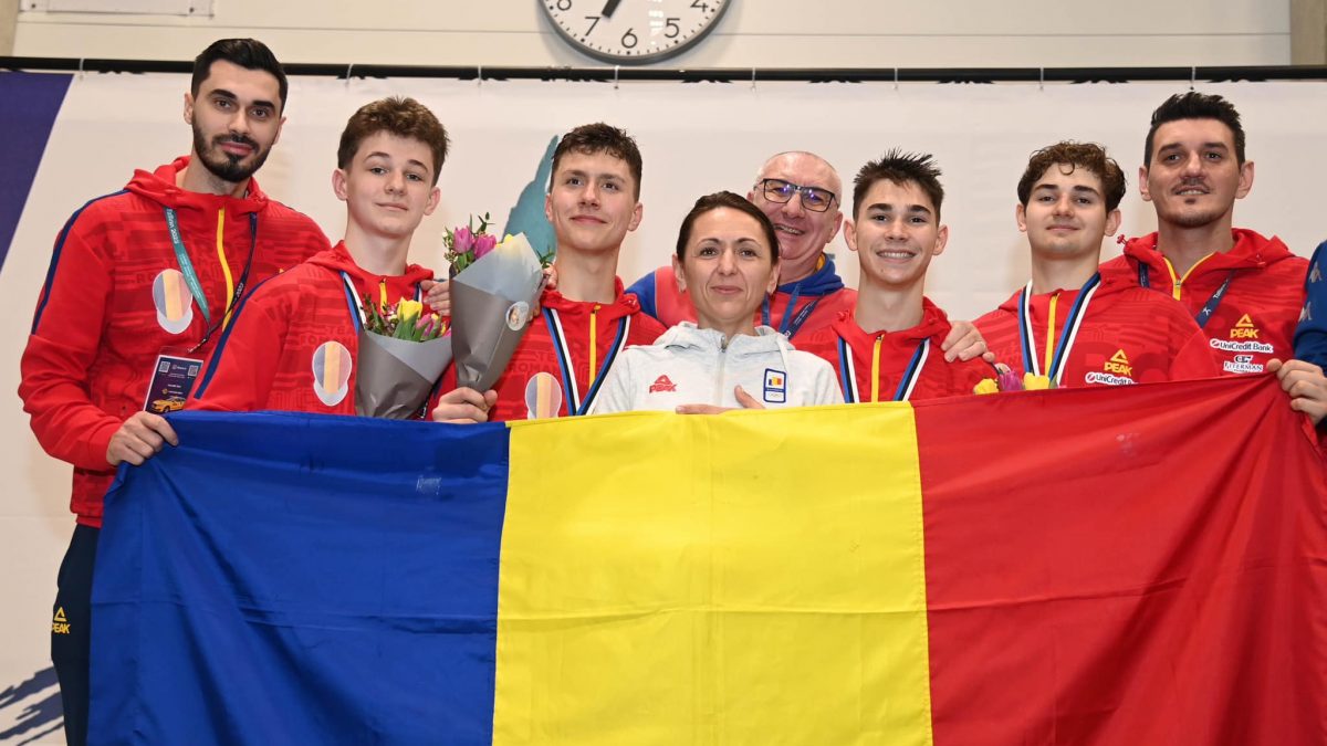 CE Tallinn 2023: Argint pentru echipa masculină de sabie cadeți a României!