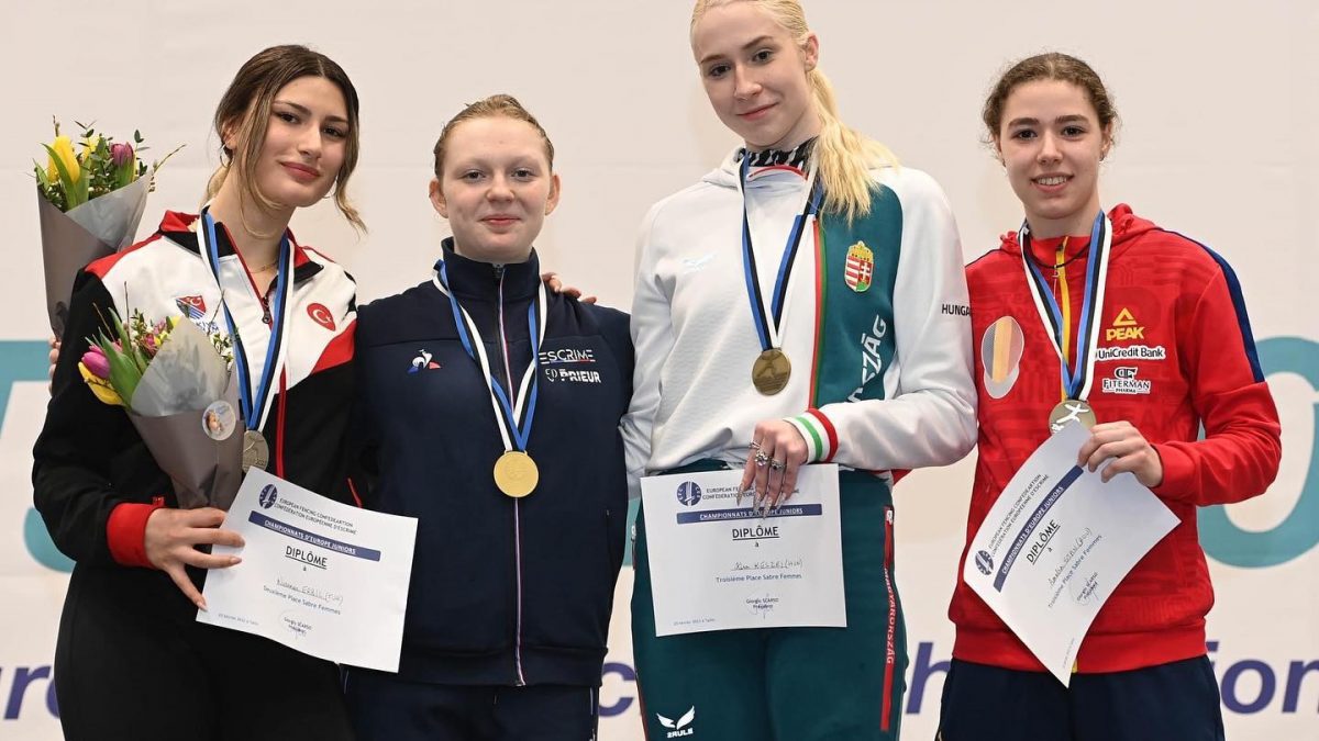 CE Tallinn 2023: Medalie de bronz pentru Amalia Stan, la sabie juniori!