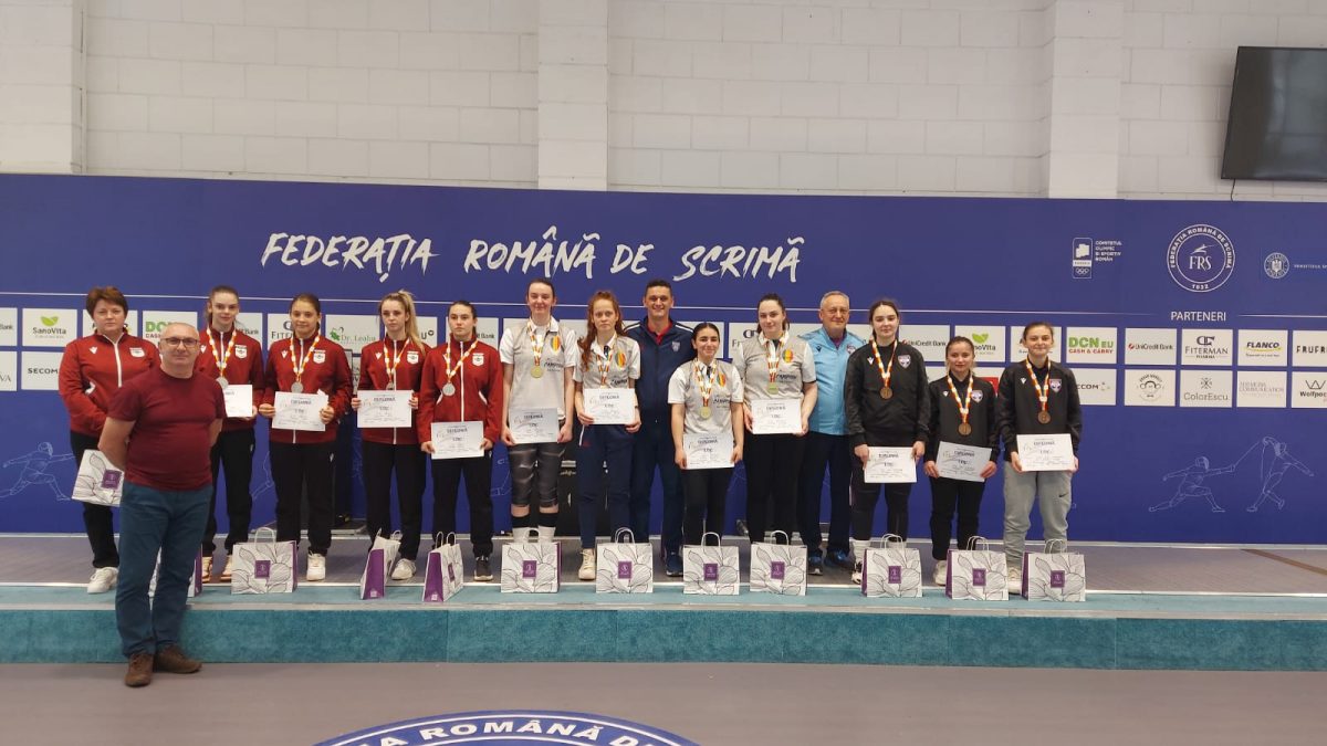 CSA Steaua este campioana națională la floretă feminin tineret!