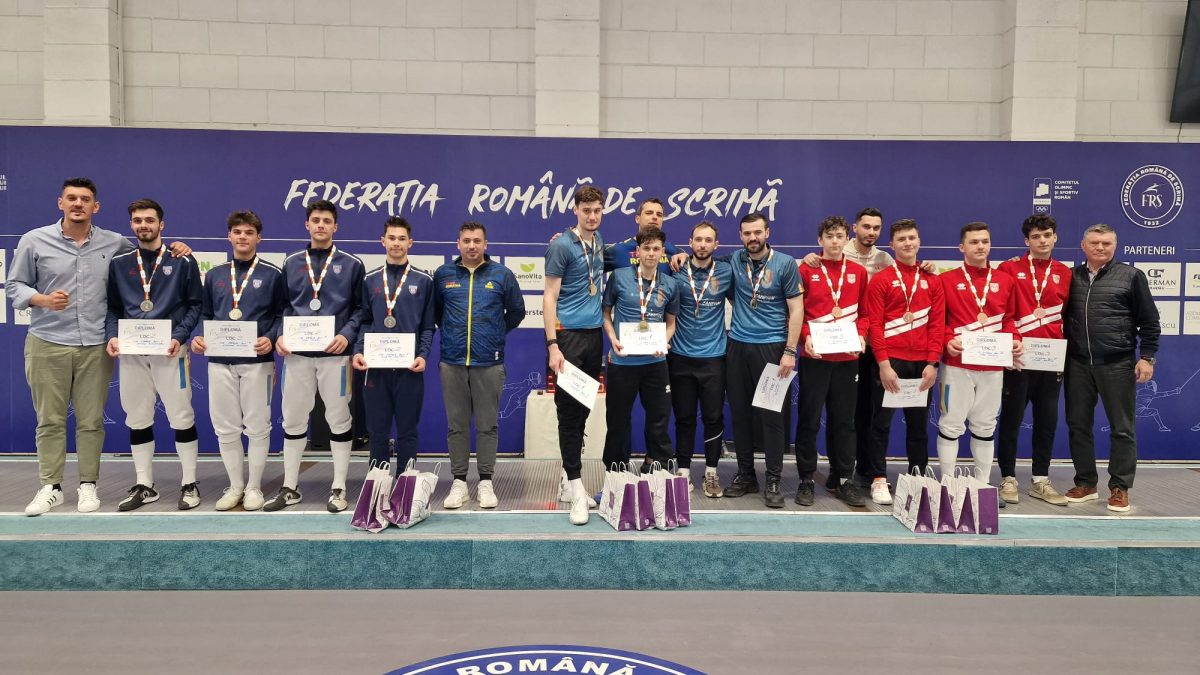CS Dinamo 1 – campioana României la sabie masculin echipe