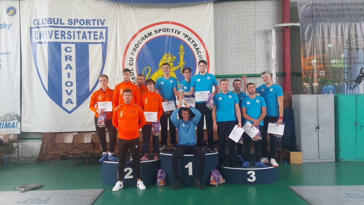 CSU Tg Mureș 2 a câștigat Cupa României la spadă echipe masculin seniori