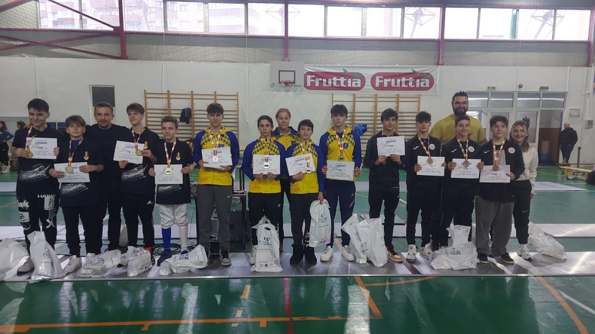 ACS Floreta Timișoara este campioana României U15 la floretă masculin echipe