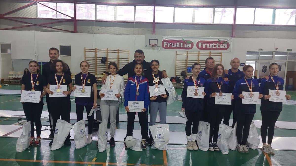 ACS Floreta Timișoara 1 – campioana națională U15 la floretă feminin echipe