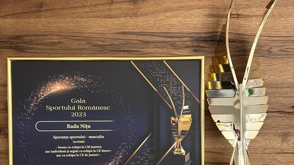 Radu Nițu a fost premiat la Gala Sportului Românesc