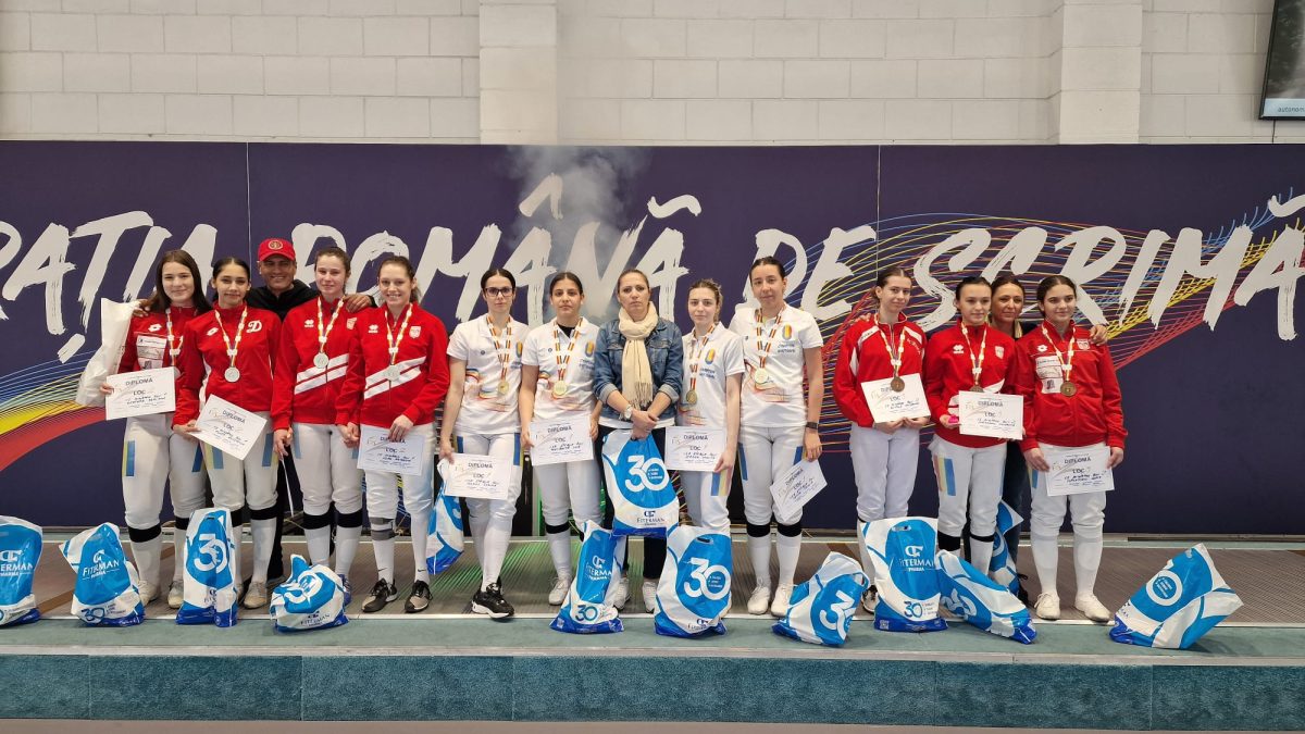 CSA Steaua a câștigat titlul național la sabie feminin echipe