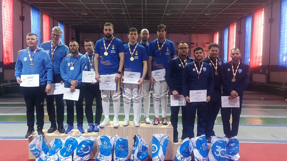 CSM Olimpia Satu Mare este campioana României la spadă masculin