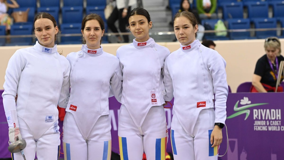 Riad 2024: România – locul 22 la spadă feminin juniori