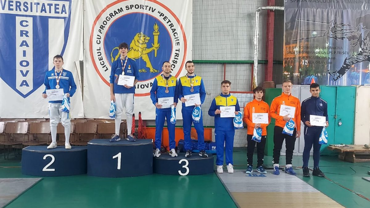 Gabriel Vasilescu a câștigat titlul de campion al României la spadă tineret!