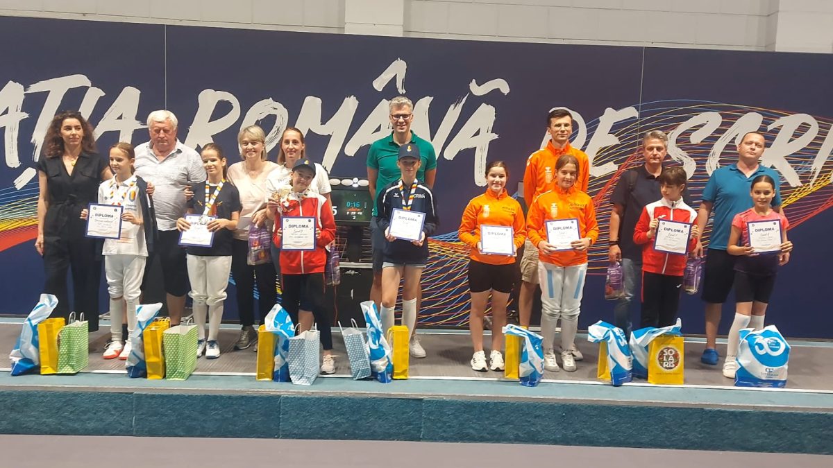 Octavia Pop este campioana națională a categoriei U11 la spadă feminin