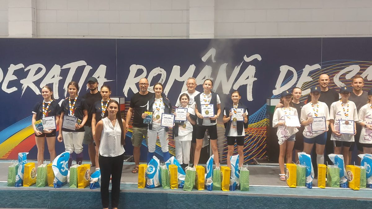 CSU Poli Timișoara – campioana României la floretă feminin echipe U13