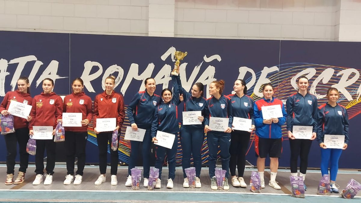 Steaua este câștigătoarea Cupei României la floretă feminin echipe