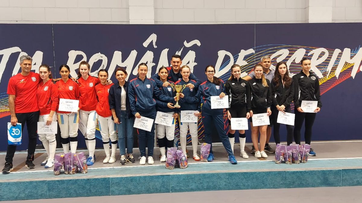 CSA Steaua a cucerit Cupa României la sabie echipe feminin