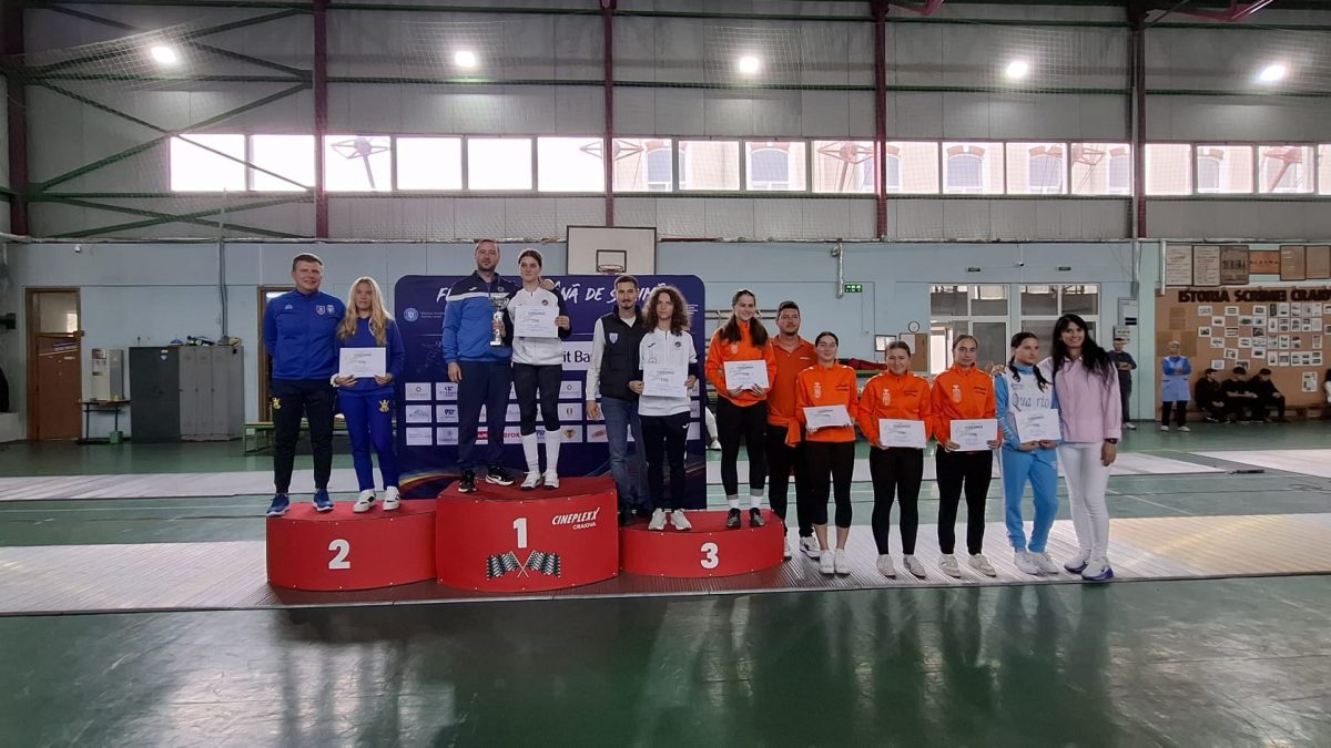 Andrada Predoi este câștigătoarea Cupei României la spadă feminin cadete