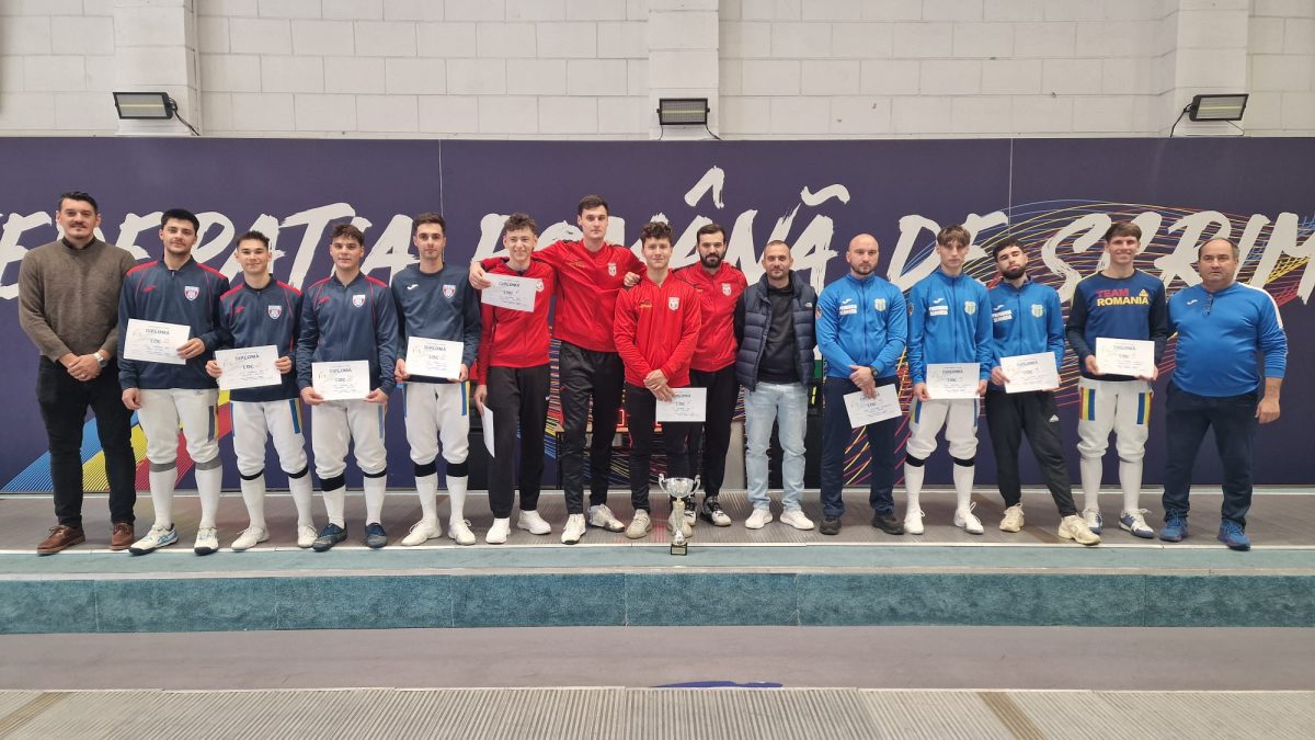 CS Dinamo 1 s-a impus în Cupa României la sabie masculin echipe!