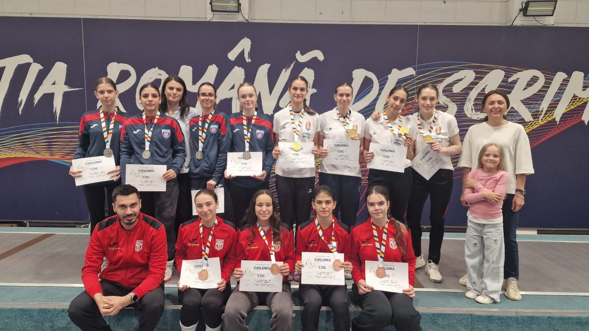 CS Dinamo 1 a cucerit titlul național la sabie echipe feminin!