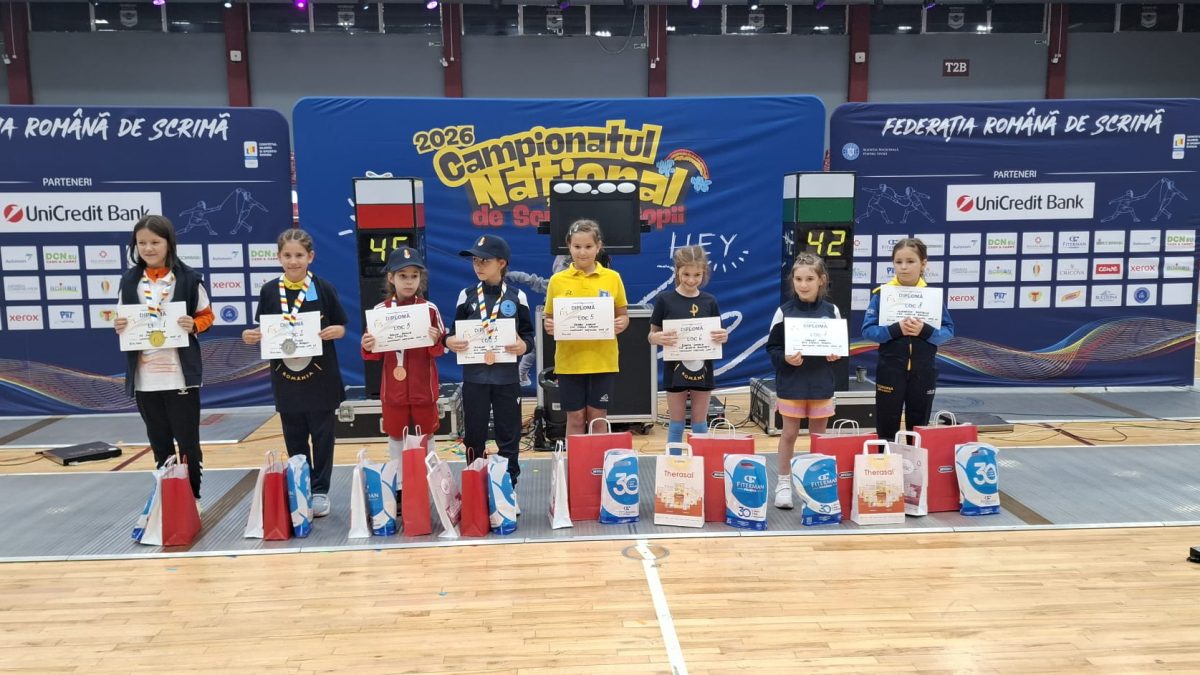 Clara Pop a cucerit titlul național la spadă feminin categoria U9!