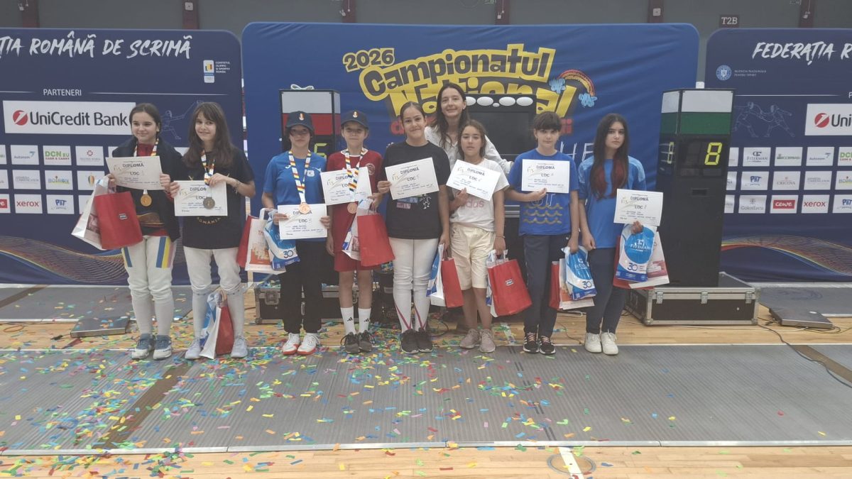 Amalia Nicolae a cucerit titlul național la spadă feminin U11!