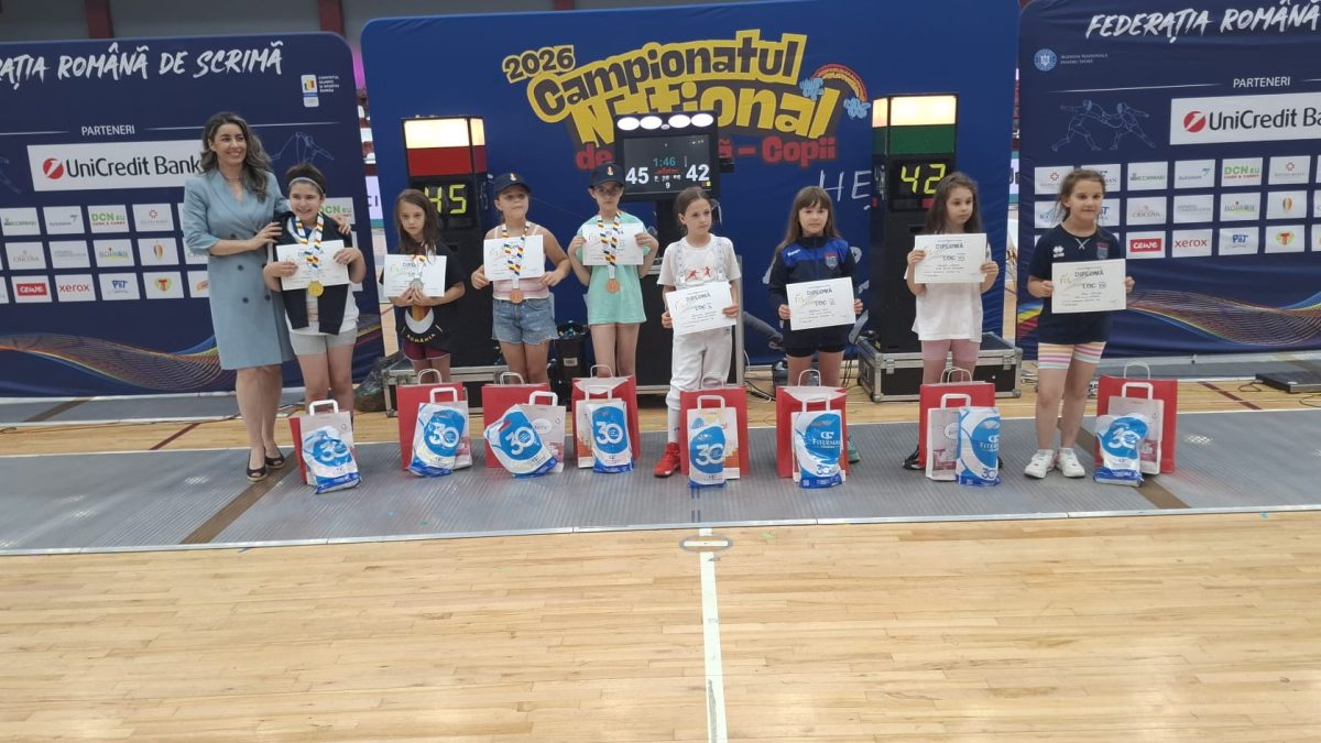 Amy Schwartzenberg – campioana României la floretă feminin U9!
