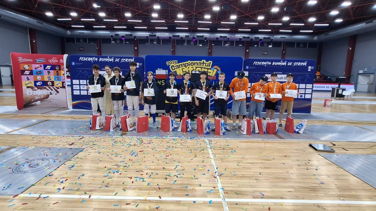 CSS Contraatac 1 a câștigat titlul național U13 la spadă masculin echipe!