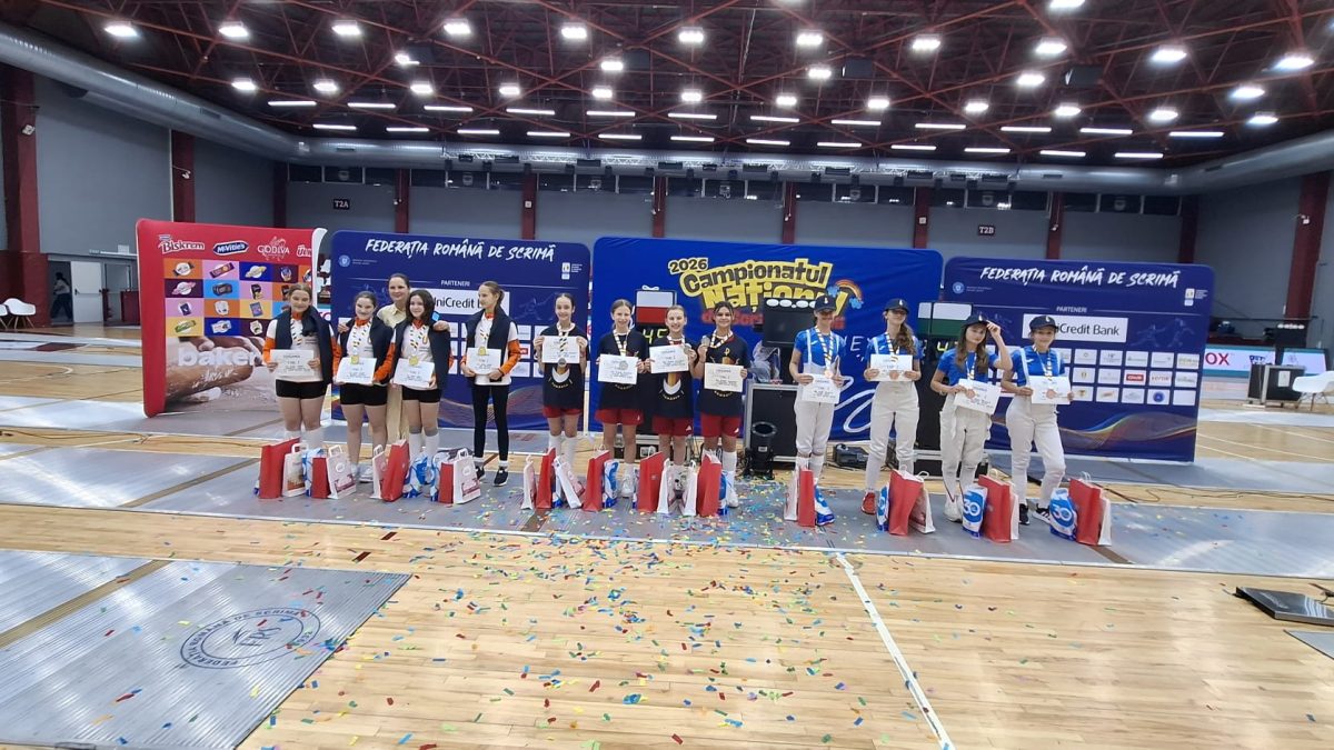 CS Satu Mare este campiona României U13 la spadă feminin echipe!