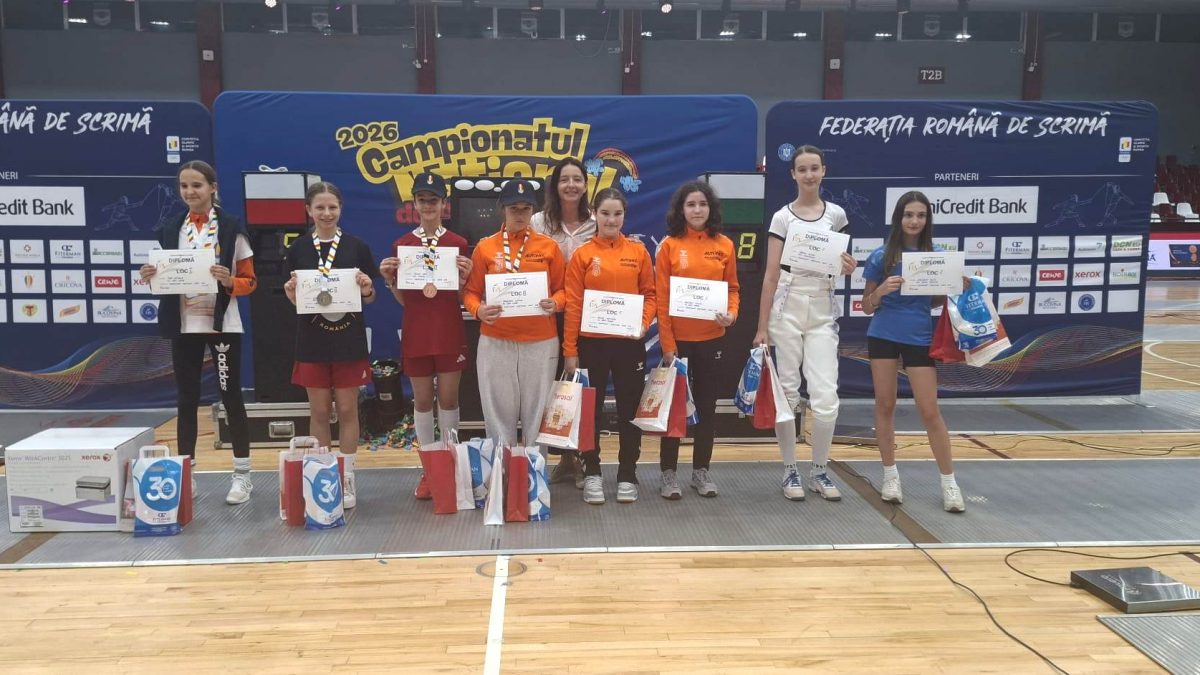 Octavia Pop a cucerit titlul național la spadă feminin U13