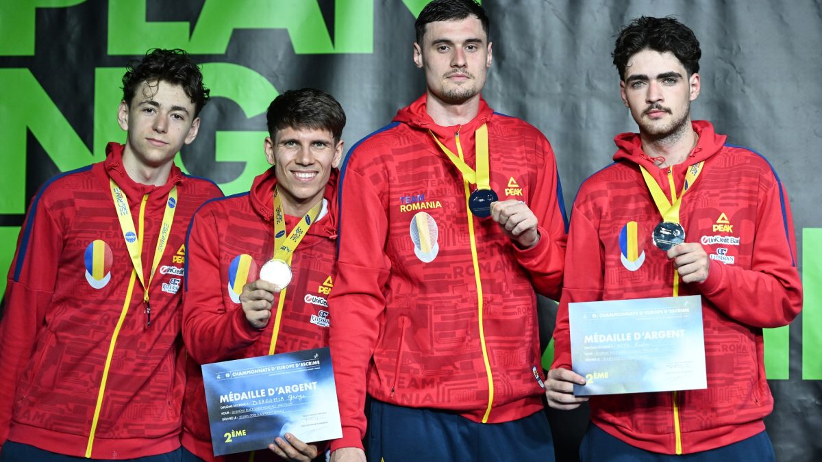 Antony 2026: Medalie de argint pentru echipa masculină de sabie a României!