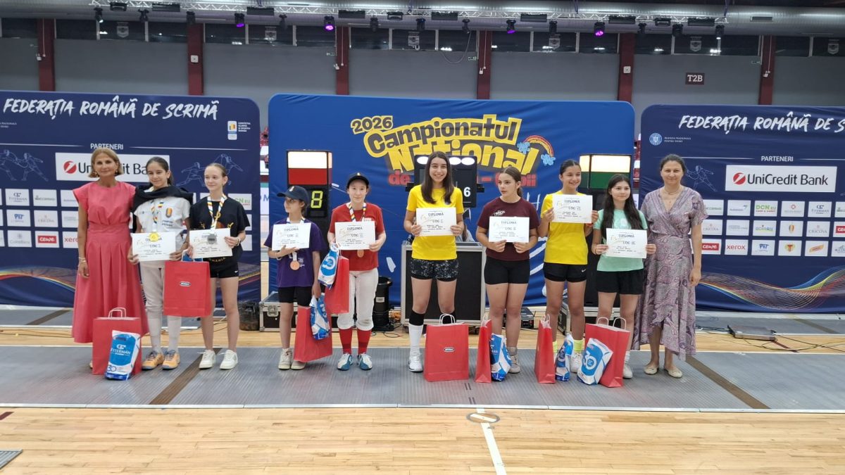Amalia Sidoreac a cucerit titlul național U13 la floretă feminin!