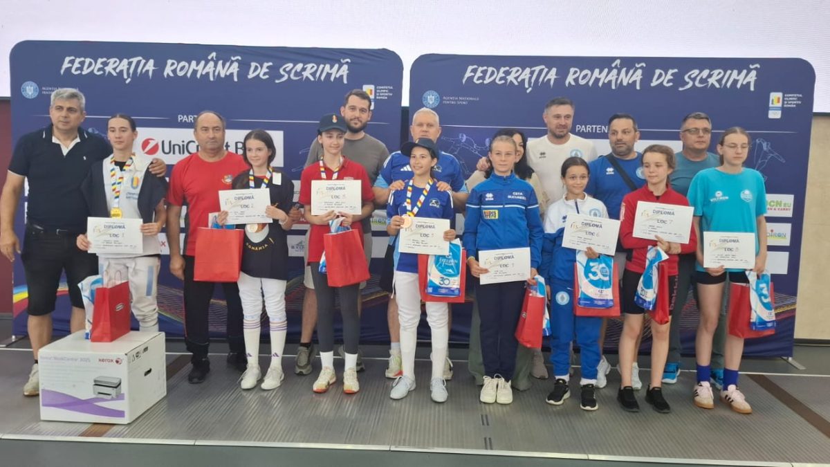 Mara Ionescu – campioana României la sabie feminin U13
