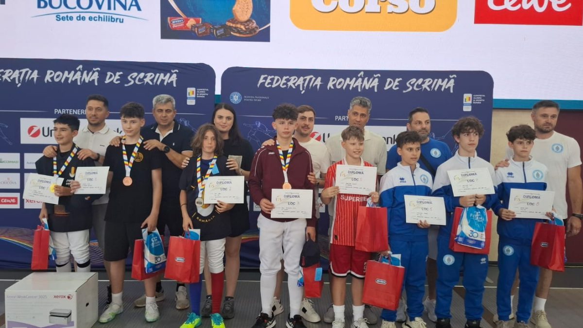 Tudor Creața a câștigat titlul național U13 la sabie masculin!
