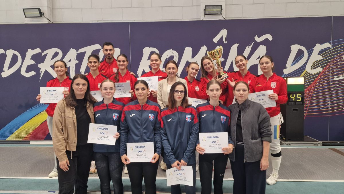 CS Dinamo s-a impus și în Cupa României la sabie feminin echipe!