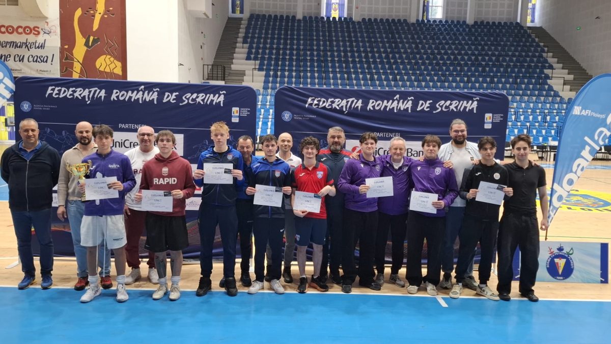 Filip Efros s-a impus și în Cupa României la floretă masculin juniori!